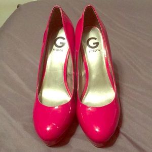 Pink G by Guess heals.